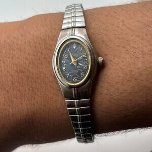Vintage silver precision watch